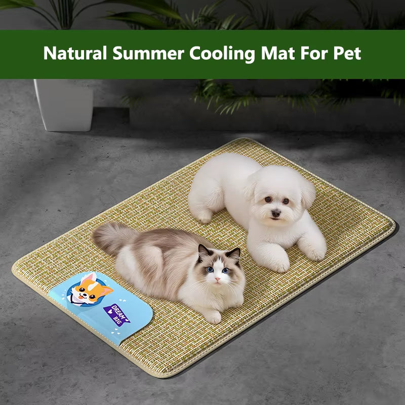 🐾 Cama Refrescante de Verano para Mascotas – Natural y Cómoda 🐾