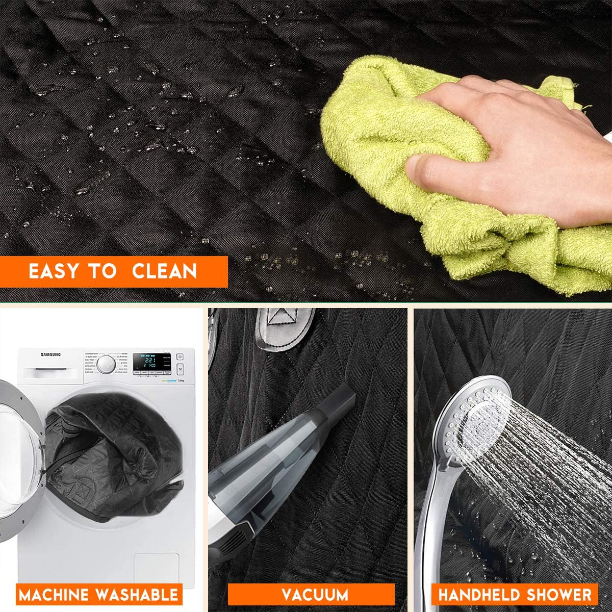 🚗🐶 Funda Protectora de Asiento para Auto – Impermeable y Antideslizante para Perros 🐾